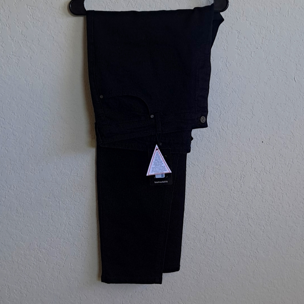Black skinny jeans big n tall